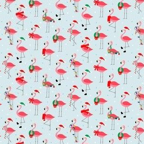 Flamingo Christmas Fun Small Scale