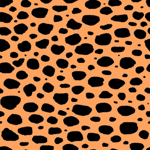 Leopard skin. 