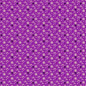 Chinese year of the ox purple extra small
