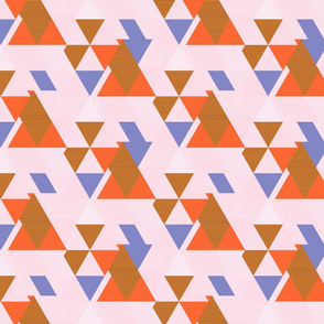 Pink quit triangles - small 