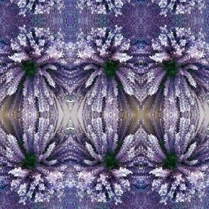 A Purple Leafy Lattice Screen (#2)