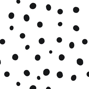 Modern Polka dots ,Dalmatian ,animal spots pattern 