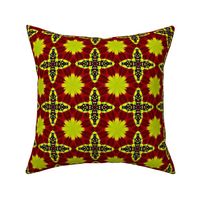 Red and Yellow Chrysanthemum Colors Pattern #7