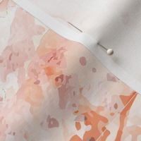 SEAMLESS PINK PEACH FLORAL WATERCOLOUR