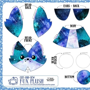 Custom for Nilsson Teal & Purple Galaxy Fox