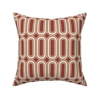 Retro ovals zero copper brown cream