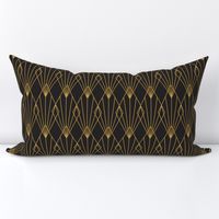 Art Deco Black Gold