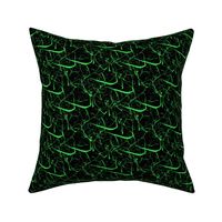 Hazy Vibes - vibrant green glow
