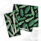 Small - Banana Leaves - Dark Green