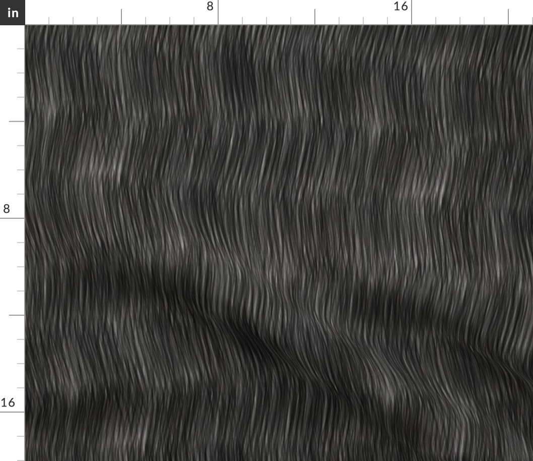 Charcoal gray digital fur texture