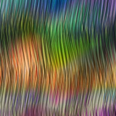 Vibrant rainbow digital fur texture