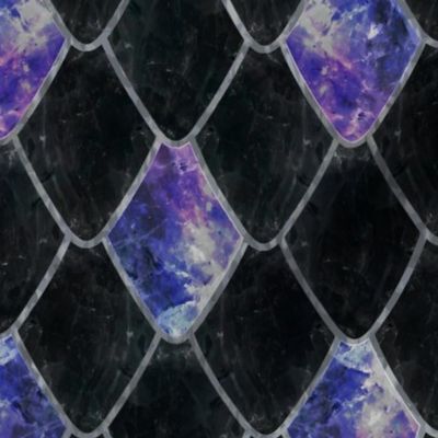 Galaxy Charcoal Gemstone Dragon Scales