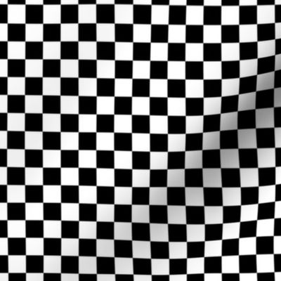 Checker Pattern - Black and White