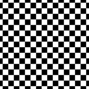 Checker Pattern - Black and White