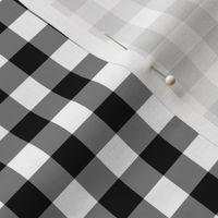 Gingham Pattern - Black and White
