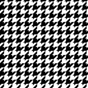 Houndstooth Pattern - Black and White