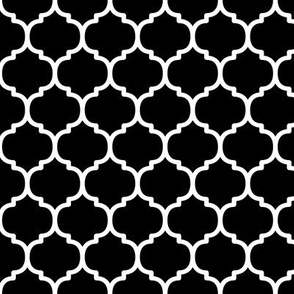 Moroccan Pattern - Black and White