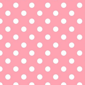 Polka Dot Pattern - Pink and White