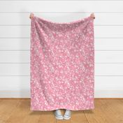 Large Sparkly Bokeh Pattern - Pink Color