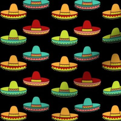 Sombreros - Medium Scale Black