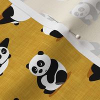 pandas - giant panda - gold - LAD21