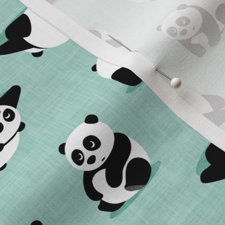 pandas - giant panda - mint - LAD21