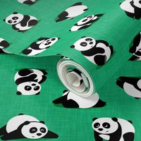 (small scale) pandas - giant panda - green - LAD21