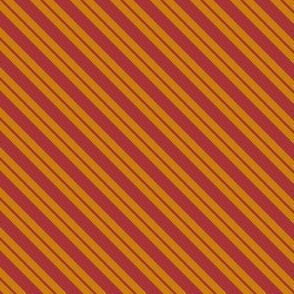 copper and red diagonal stripe