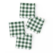 gingham dark green small