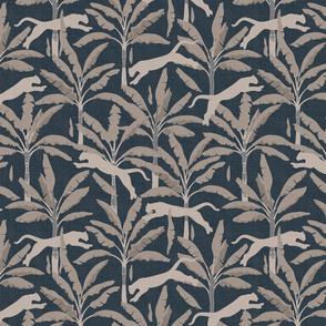 Vintage Tropical Jungle -  Linen / Small