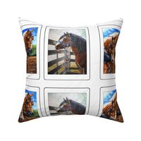 Draft Horses Potholders