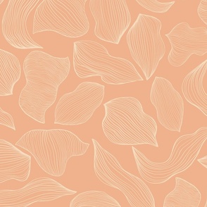 Lines in shapes-peach - medium