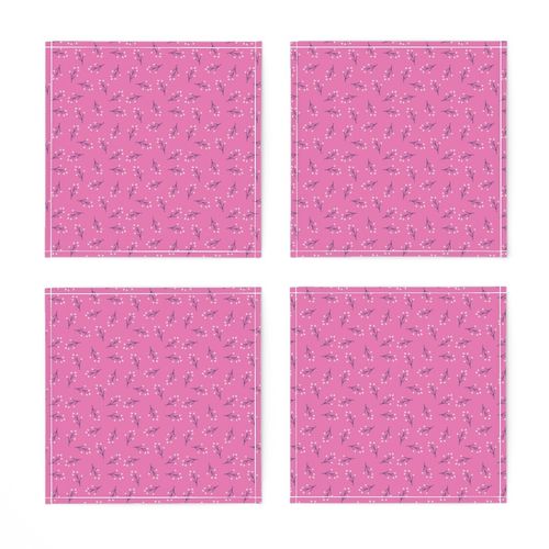 folksy florals pink