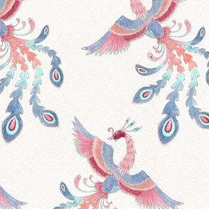 Whimsy Phoenix Birds 12” medium 