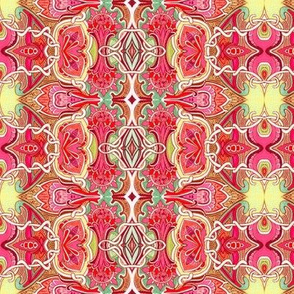 Red Splotch Psychedelic Style