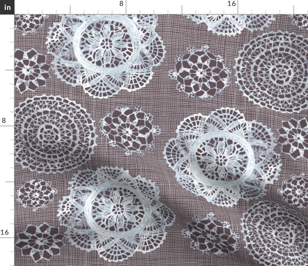 doilies on net