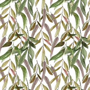 Olive Watercolor Pattern 2