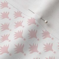 Tiny Palm Print Ballet Slipper on white