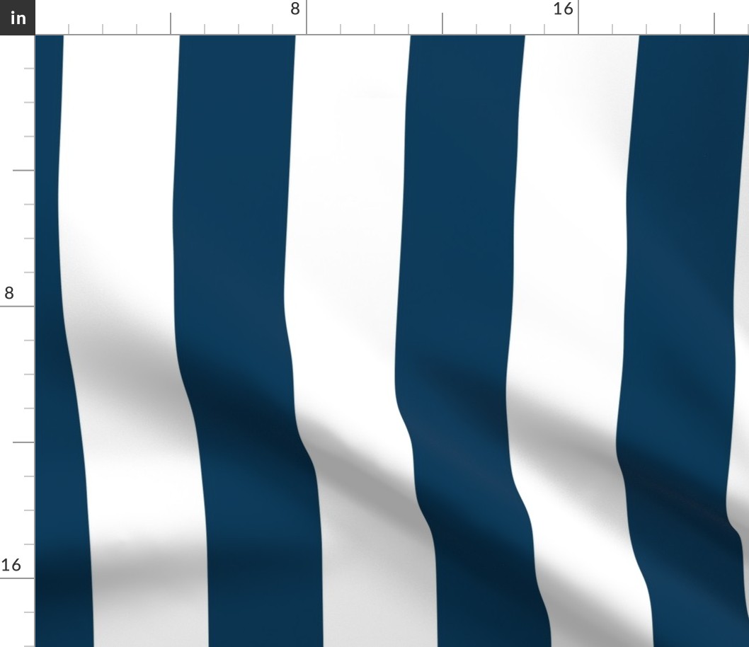 navy blue and white Cabana Stripe