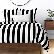 black and White Cabana Stripe