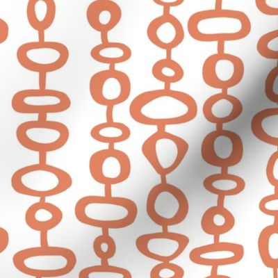 Modern Bohemian Curtain orange