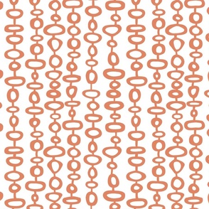 Modern Bohemian Curtain orange
