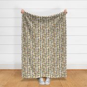 Modern Bohemian Curtain Multi on white