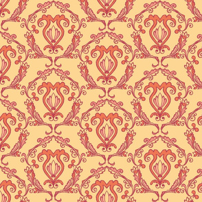 Doodled Damask - Scheme 1