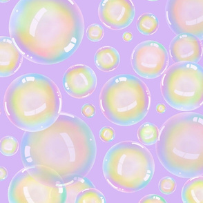 Bubbles candy purple 