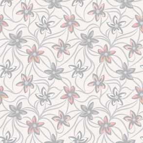 pale floral netting by rysunki_malunki