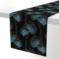 Dramatic Deco Poppies (Large Scale)