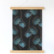 Dramatic Deco Poppies (Large Scale)
