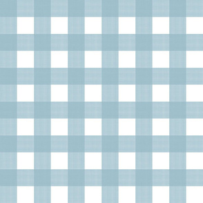 1.5" Duck Egg Cross hatch Plaid