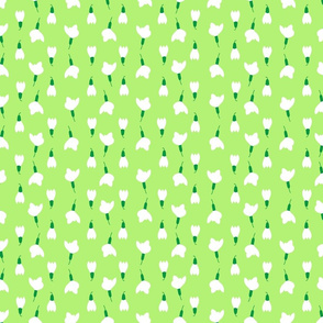 Snowdrops Scatter - Green Large